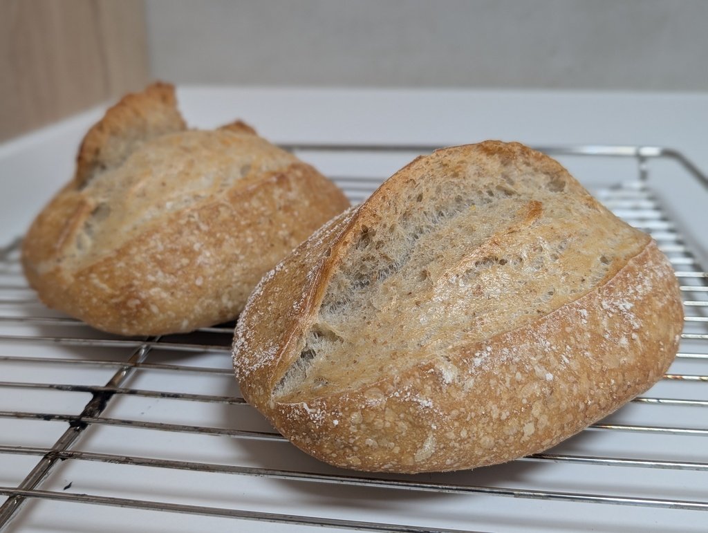pan casero con masa madre
